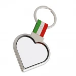 Heart-shaped revolving key ring