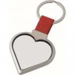 Heart-shaped revolving key ring