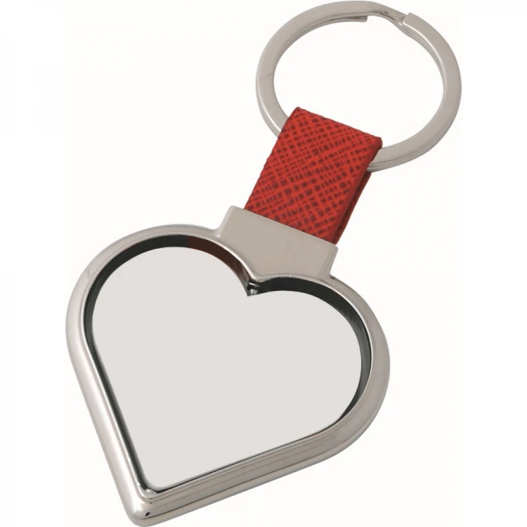 Heart-shaped revolving key ring