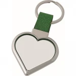 Heart-shaped revolving key ring