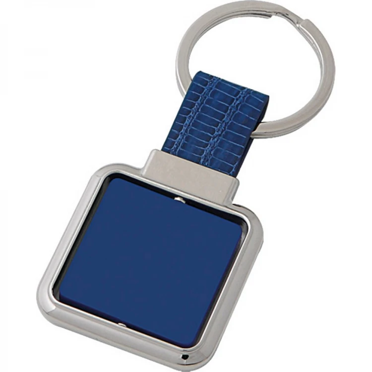 Square revolving key ring