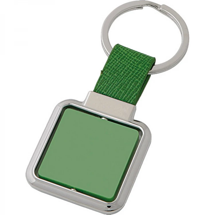 Square revolving key ring