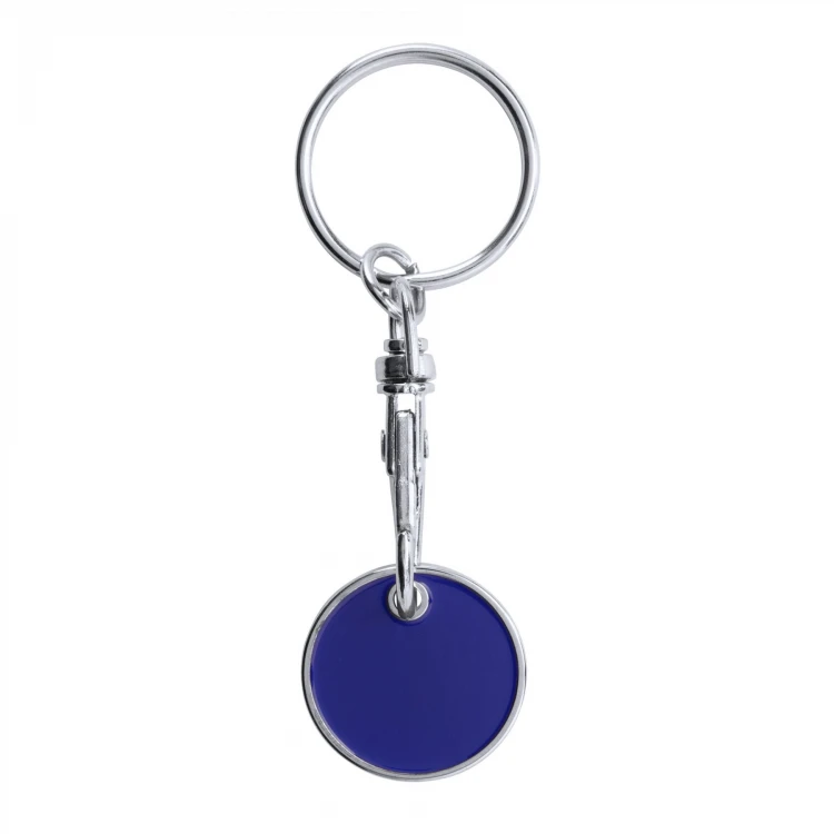 Shopping trolley token key ring