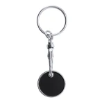 Shopping trolley token key ring