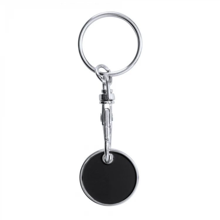 Shopping trolley token key ring