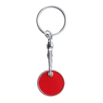 Shopping trolley token key ring