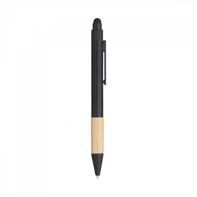 Bamboo and aluminium pen