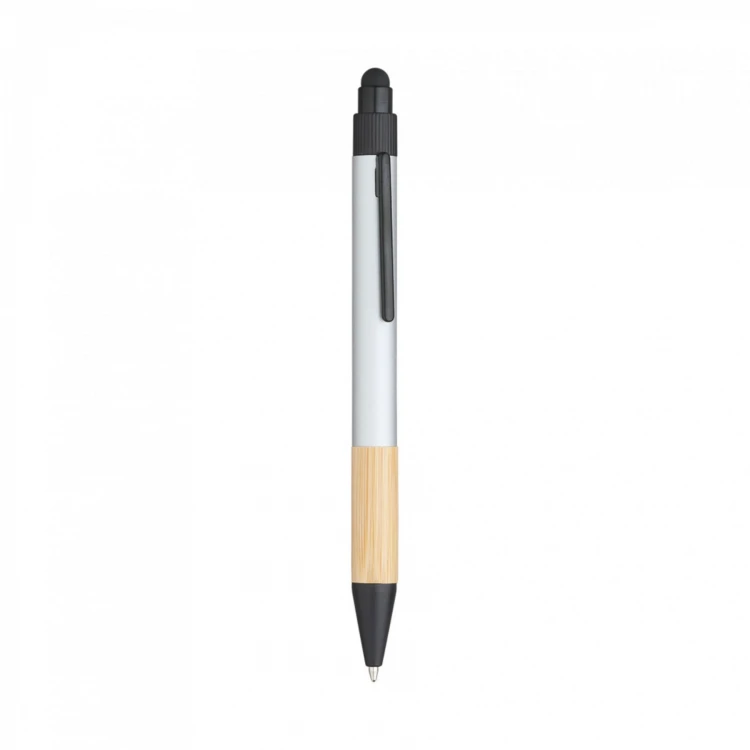 Bamboo and aluminium pen
