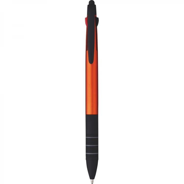 3-colour pen with touch tip