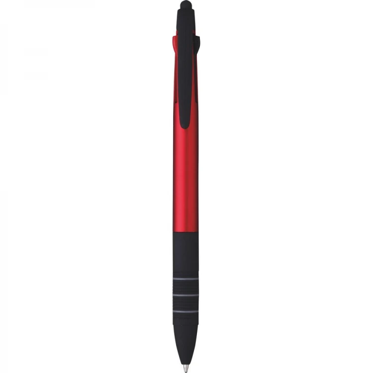 3-colour pen with touch tip