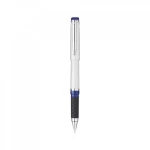 Ballpoint pen with touch rubber tip