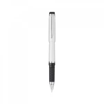 Ballpoint pen with touch rubber tip