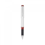 Ballpoint pen with touch rubber tip