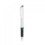 Ballpoint pen with touch rubber tip
