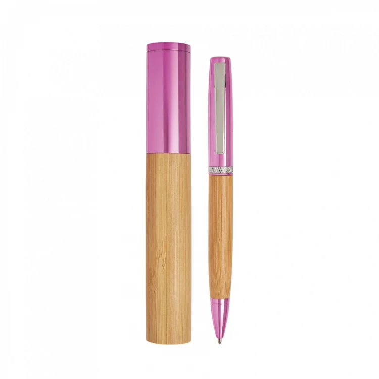 Metal pen with case