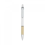 Custom eco wooden pen with rubber grip