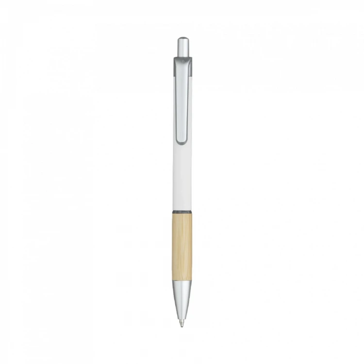 Custom eco wooden pen with rubber grip