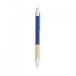 Custom eco wooden pen with rubber grip