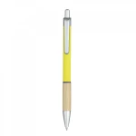 Custom eco wooden pen with rubber grip