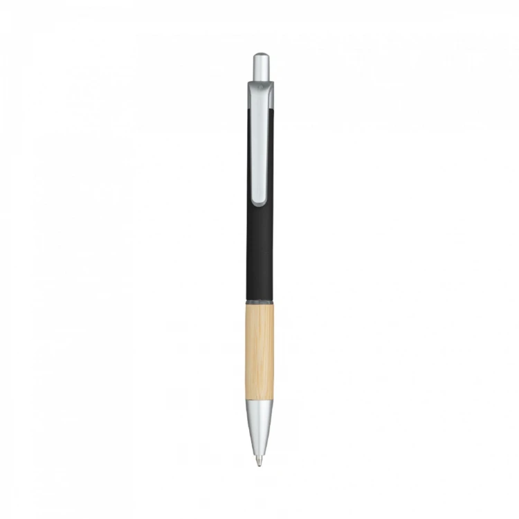 Custom eco wooden pen with rubber grip