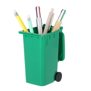 Portapenne da scrivania originale, a forma di bidone