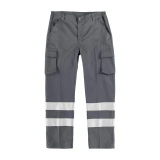 Pantalone WORKTEAM mod. Bande rifrangenti