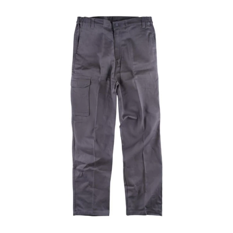 Pantalone da lavoro WORKTEAM mod. Multitasche in cotone pesante, con tasche laterali e elastico in vita, da personalizzare con logo