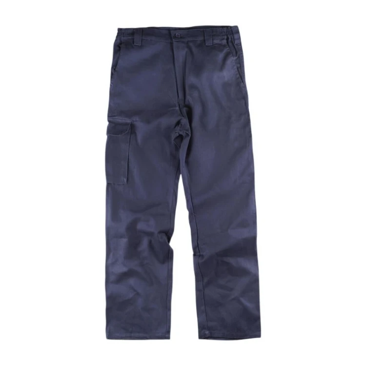 Pantalone da lavoro WORKTEAM mod. Multitasche in cotone pesante, con tasche laterali e elastico in vita, da personalizzare con logo