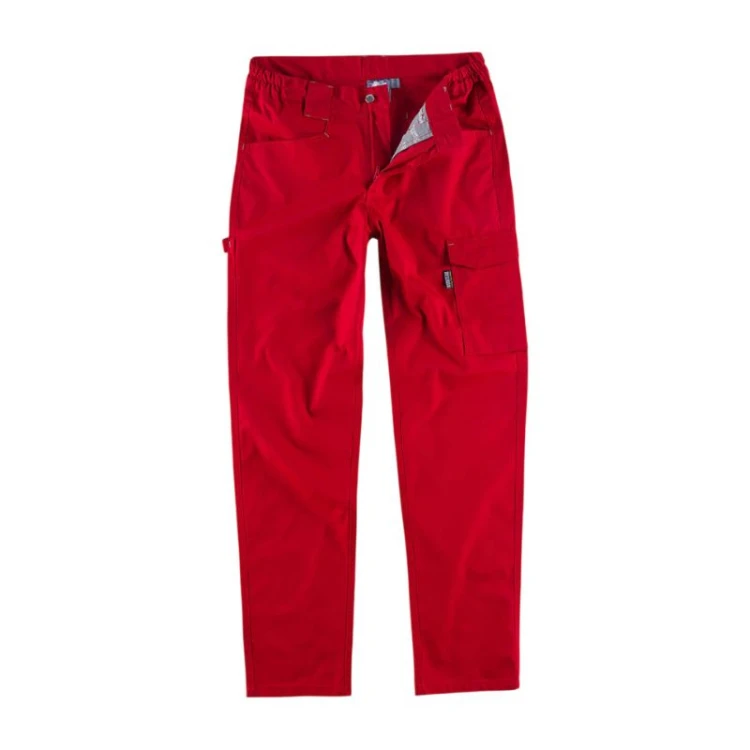 Pantalón de trabajo WORKTEAM elástico multibolsillos