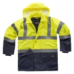 Impermeable WORKTEAM alta visibilidad parka impermeable acolchada