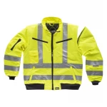 Veste WORKTEAM haute visibilité matelassée avec manches amovibles