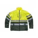 Chaqueta WORKTEAM softshell alta visibilidad con bandas reflectantes