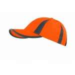 Gorra de alta visibilidad con bandas reflectantes y cierre ajustable