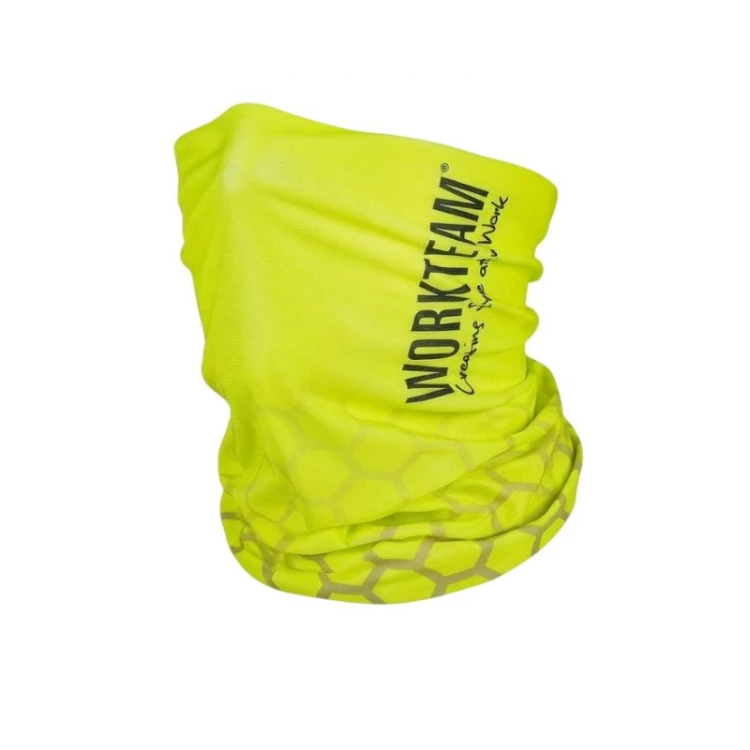 Braga de cuello WORKTEAM multifunción alta visibilidad
