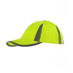 Gorra de alta visibilidad con bandas reflectantes y cierre ajustable