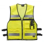 Gilet multipoches WORKTEAM haute visibilité avec bandes réfléchissantes