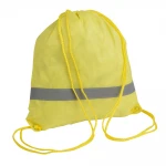 Zainetto in poliestere con banda rifrangente