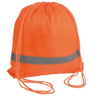 Zainetto in poliestere con banda rifrangente
