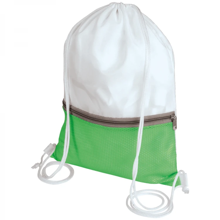 Zainetto in poliestere con tasca