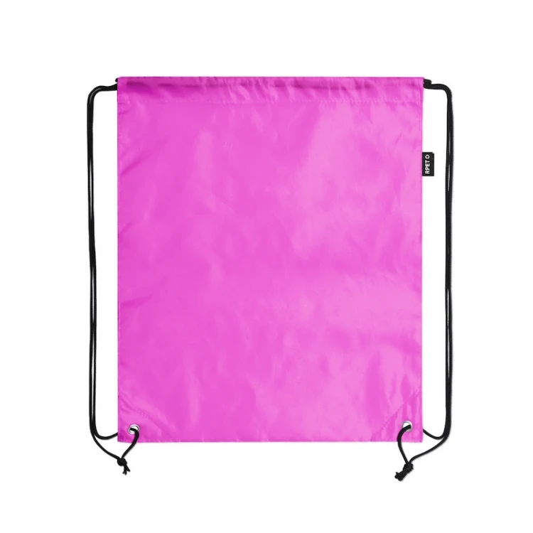 Sacca zaino in plastica riciclata 34X42 cm