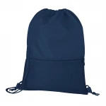 Drawstring bag with mesh net