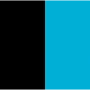 Negro / turquesa