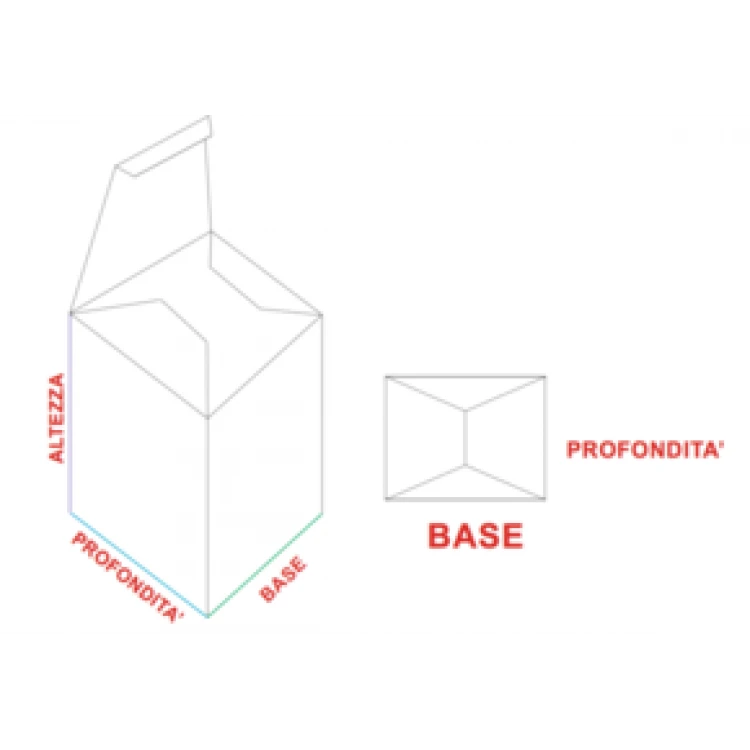 Scatola fondo a incastro medium