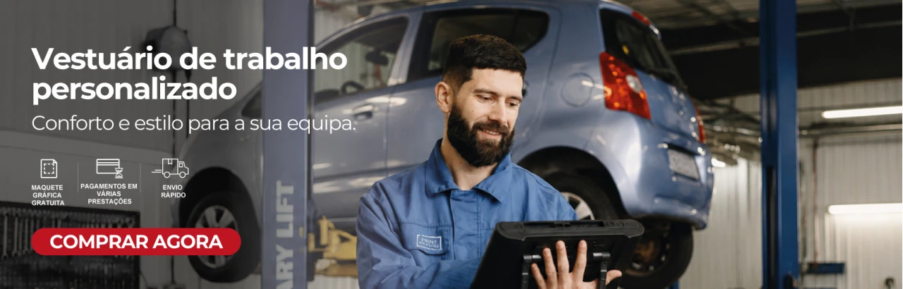 Vestuário de trabalho personalizado