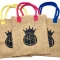 Borse di juta con logo