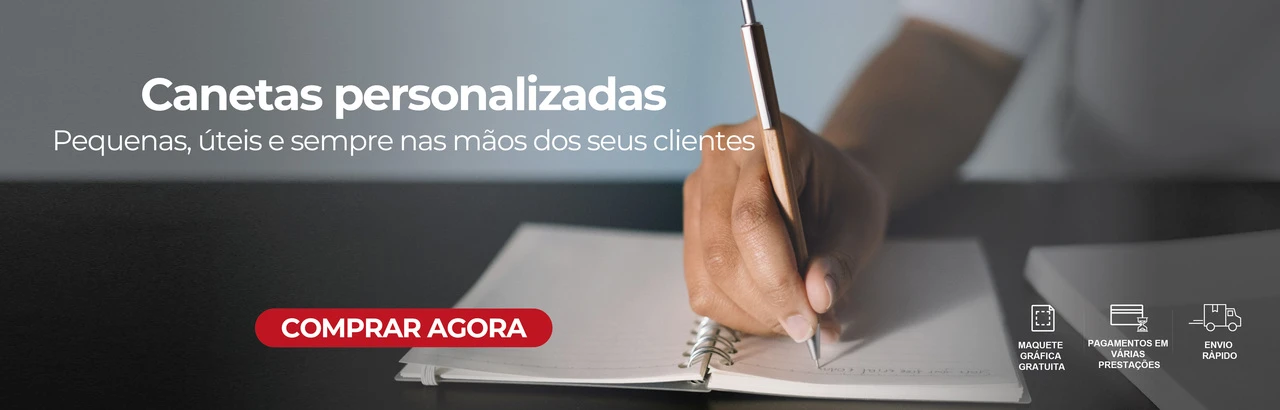 Canetas personalizadas