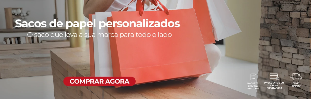 Sacos de papel personalizados