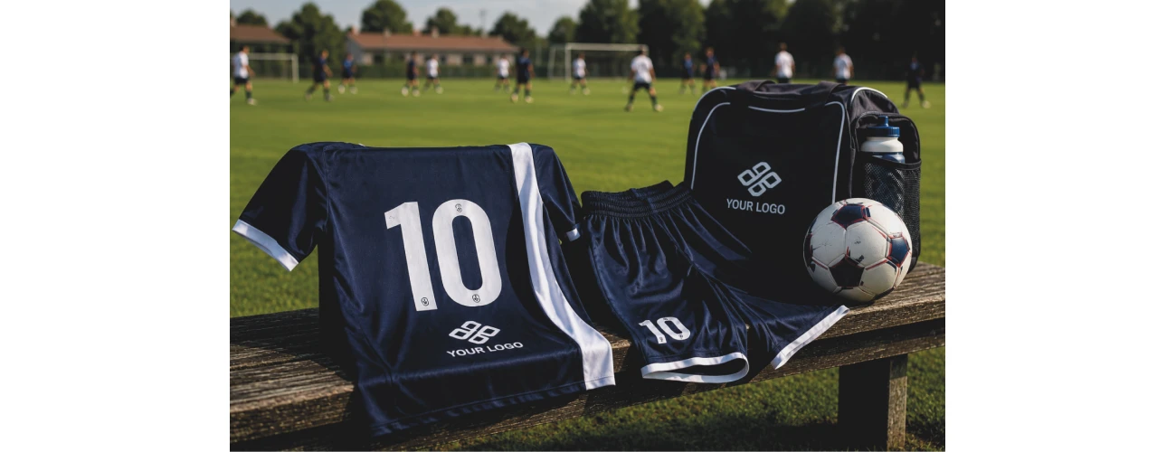 Roupas desportivas personalizadas para a equipa