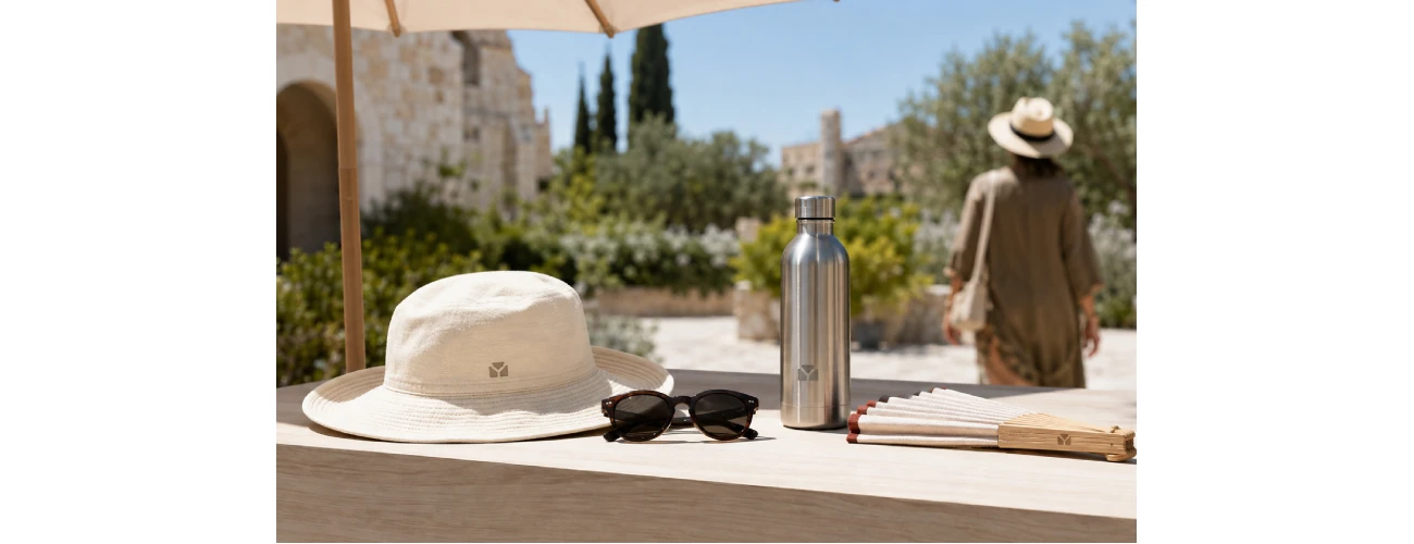 Gadget personalizzati contro sole e caldo: come sceglierli