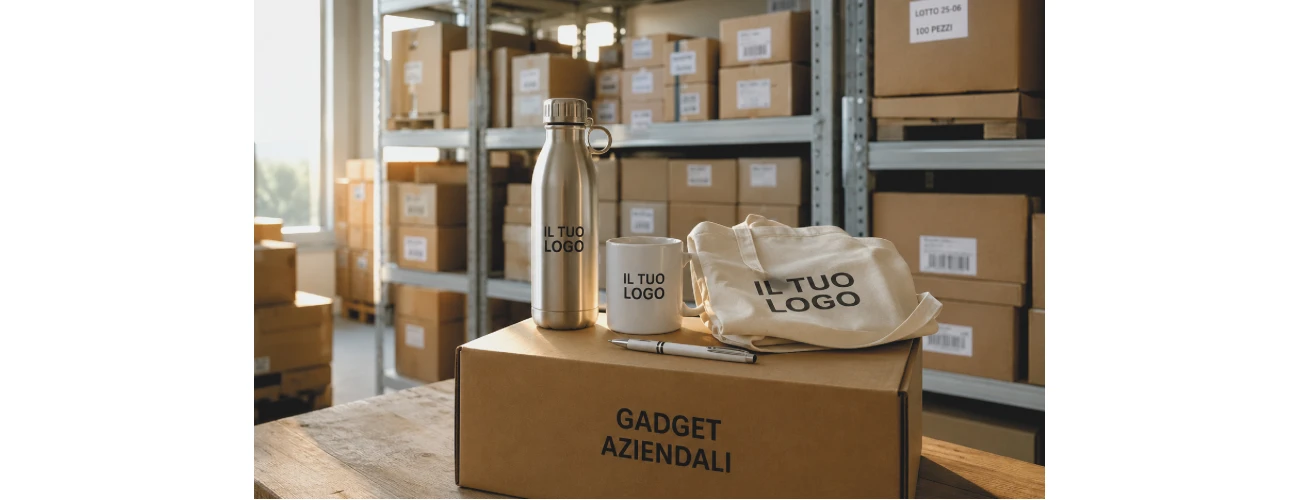 Magazzino gadget aziendali: quanto ordinare e come gestirlo